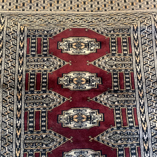 Vintage Rug, 2' 1 x 6' 6 Red