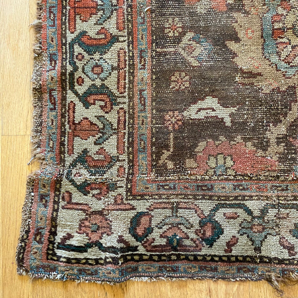 Vintage Rug, 3' 5 x 7' 6 Brown