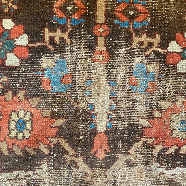 Vintage Rug, 3' 5 x 7' 6 Brown