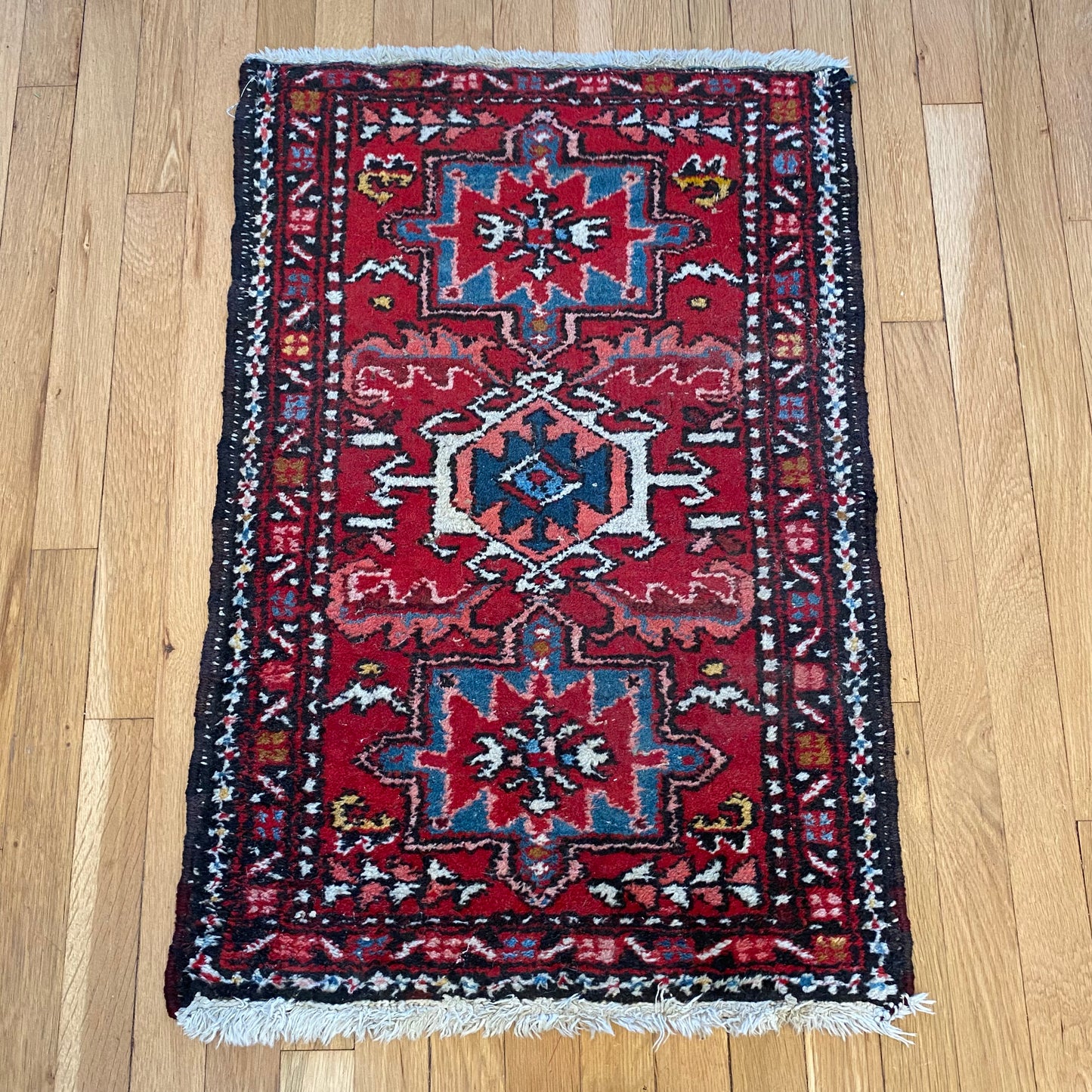 Vintage Rug, 1' 11 x 2' 11 Red