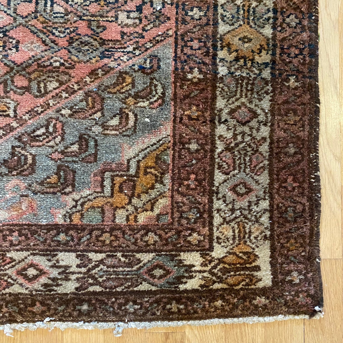 Vintage Rug, 3' 4 x 6' 5 Red