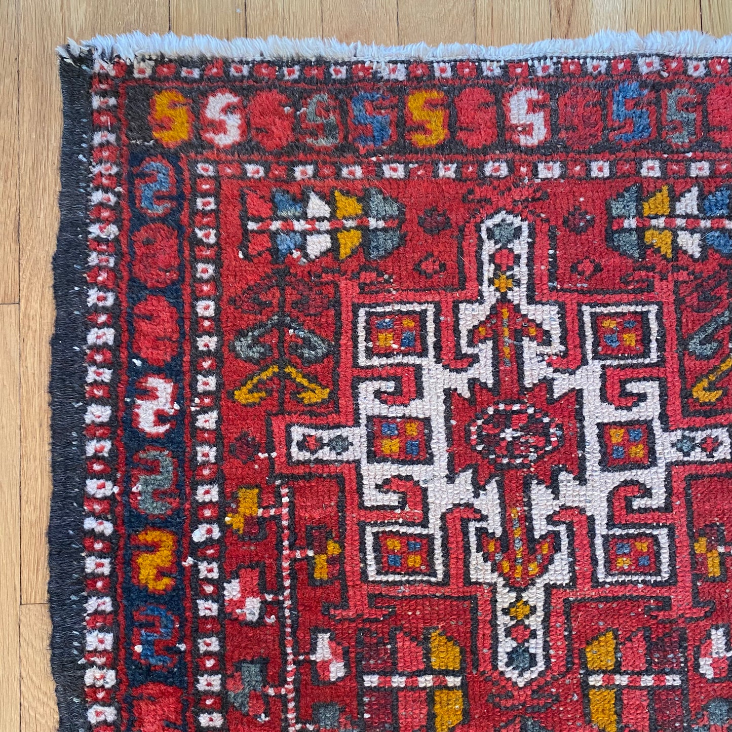 Vintage Rug, 2' 3 x 4' 2 Red
