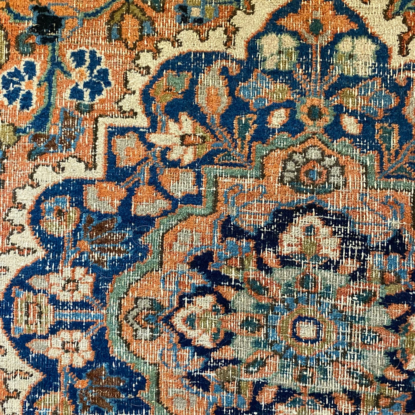 Vintage Rug, 4' 3 x 6' 4 Soft Orange