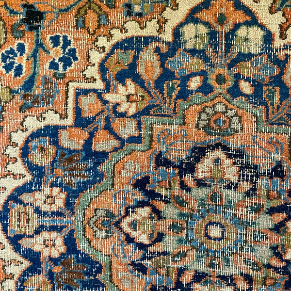 Vintage Rug, 4' 3 x 6' 4 Soft Orange