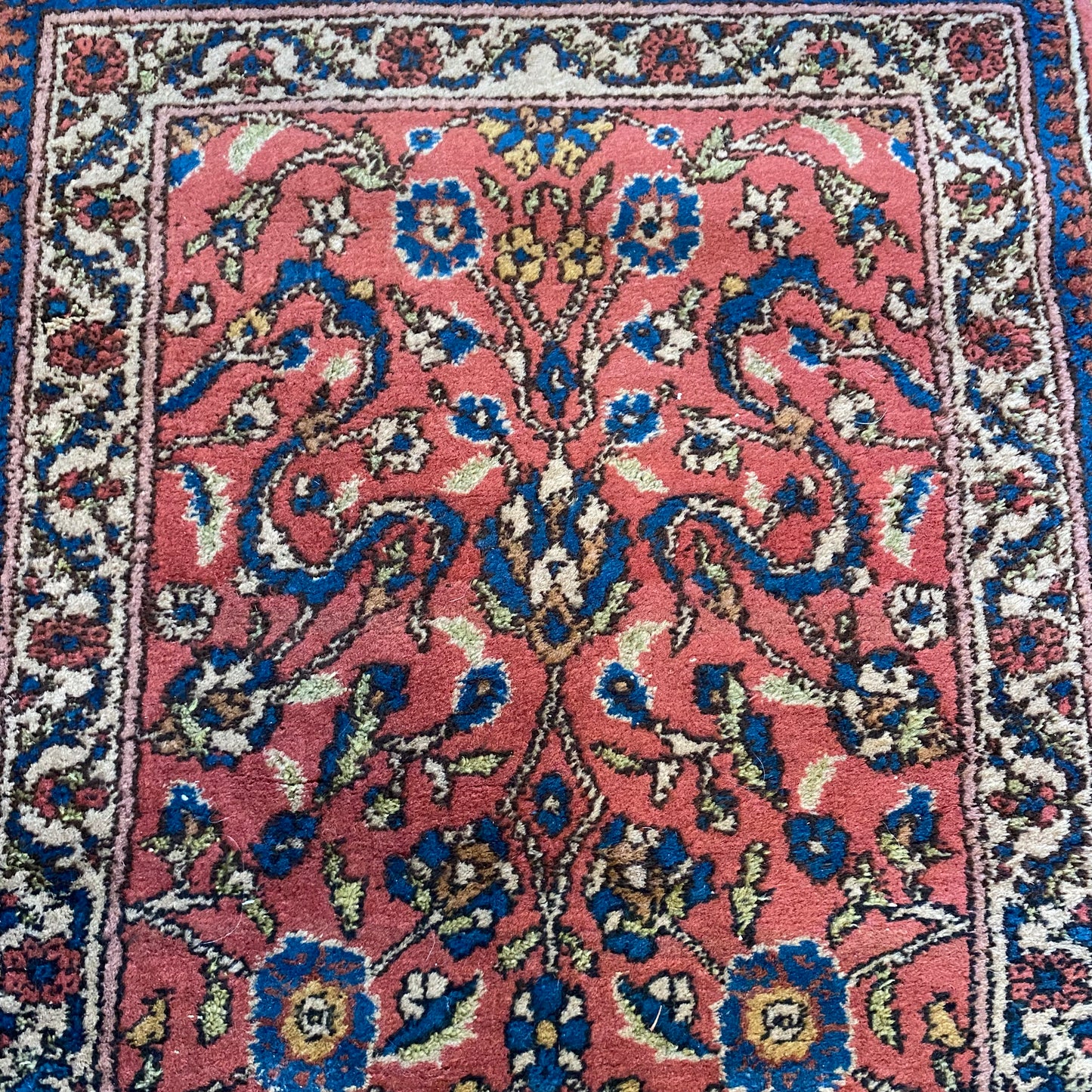 Vintage Rug, 2' 1 x 3' 7 Light Maroon