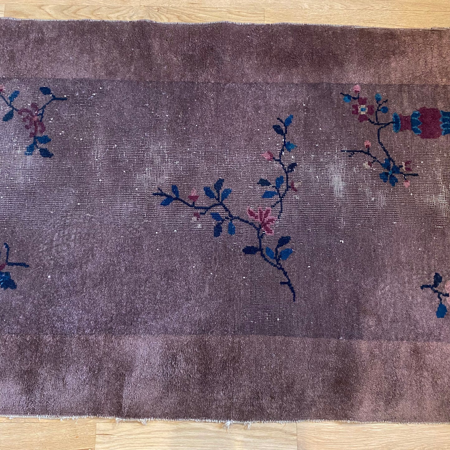 Vintage Rug 3' x 4' 10 Grey