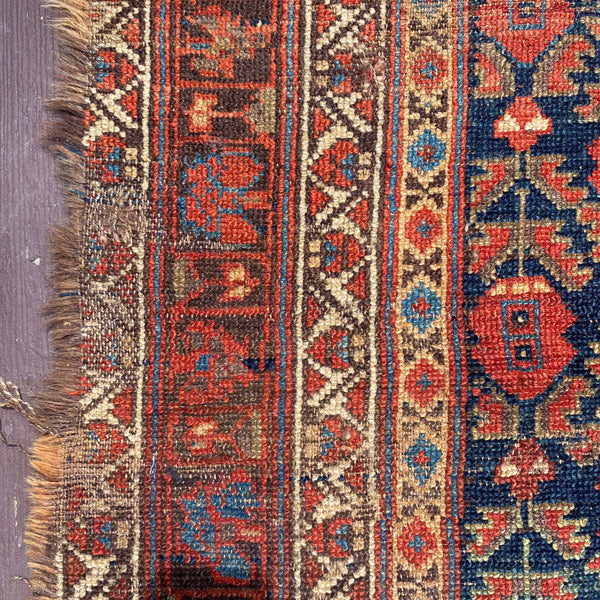 Vintage Rug, 3' 10 x 8' Blue