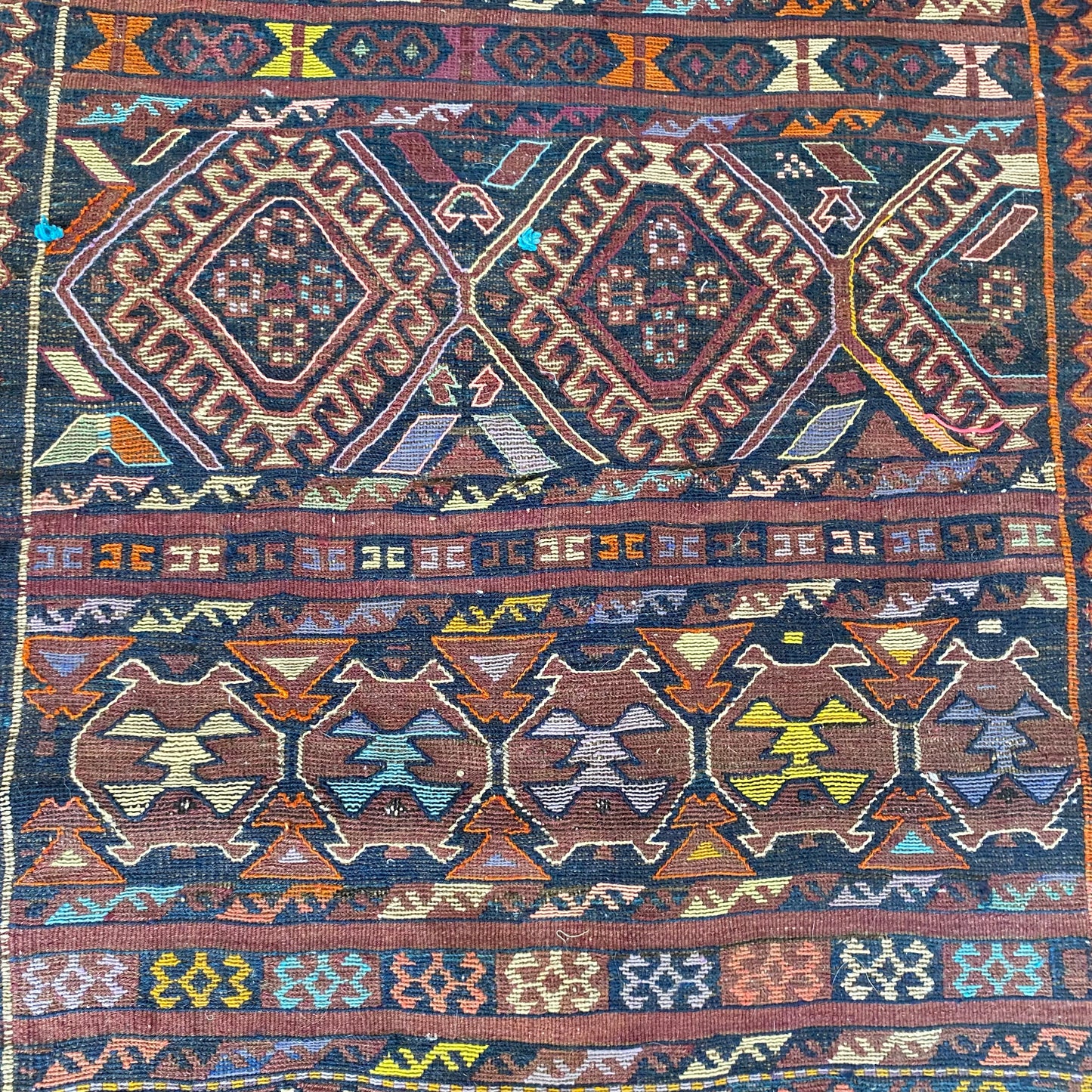 Vintage Rug, 2' 8 x 7' 3 Brown