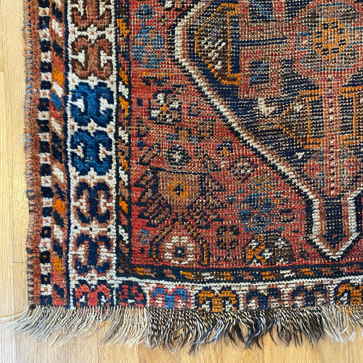 Vintage Rug, 2' 10 x 4' 3 Terracotta