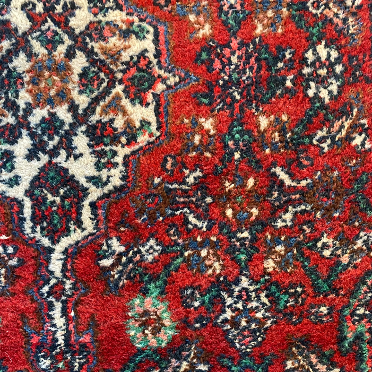 Vintage Rug, 3' 6 x 5' 3 Red