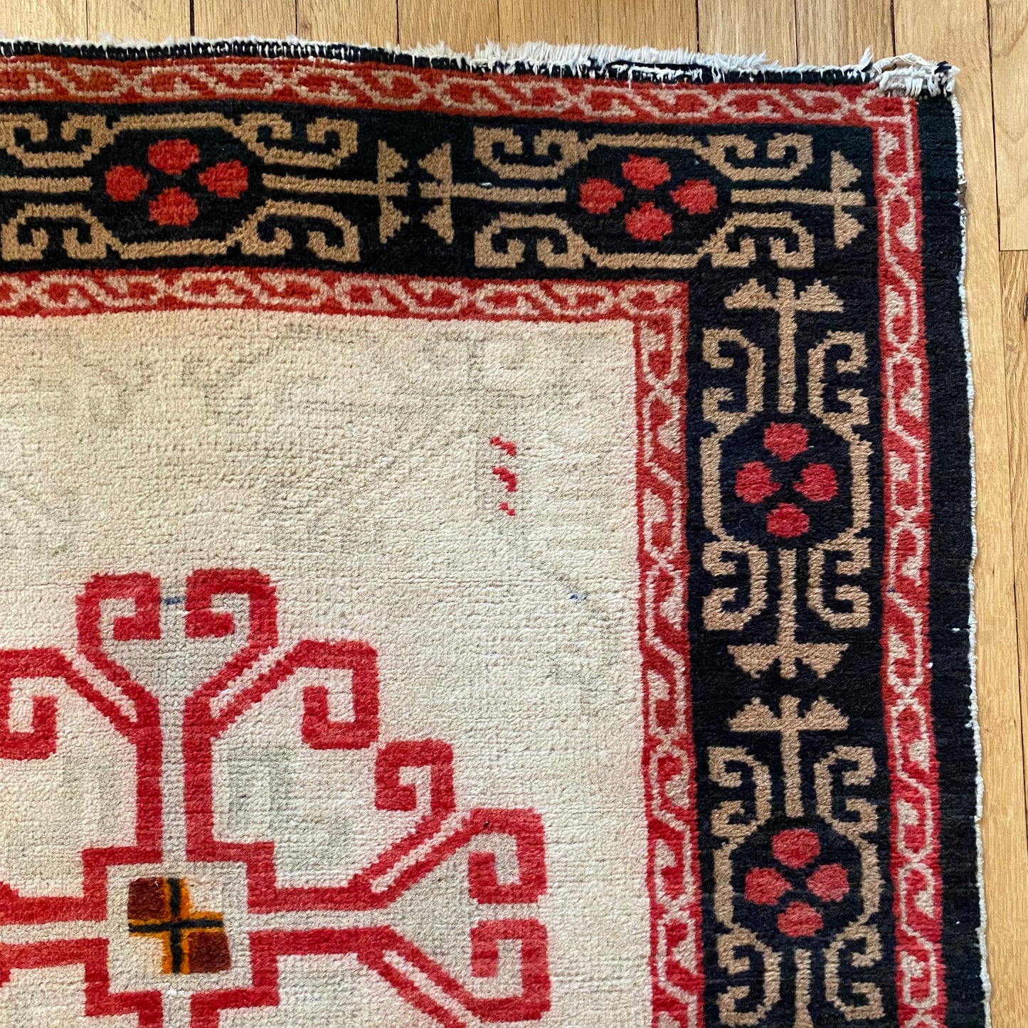 Vintage Tibet Rug, 3' 1 x 5' 9 Cream