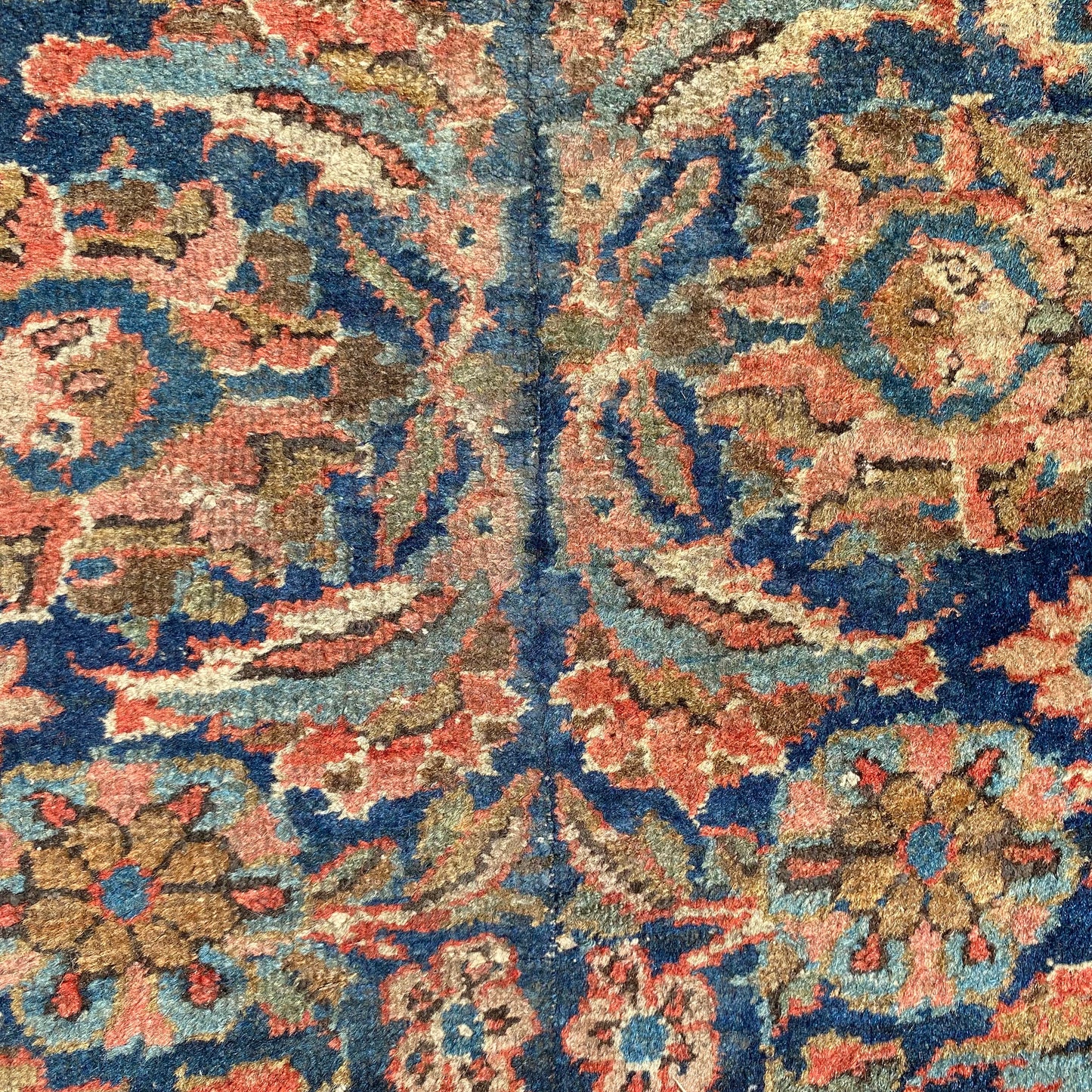 Vintage Rug, 1' 8 x 8' 1 Blue Runner