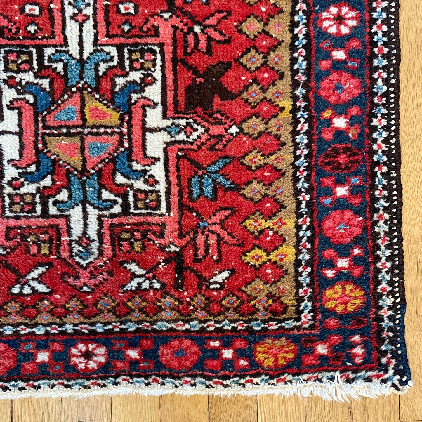 Vintage Rug, 2' 5 x 4' 2 Red by