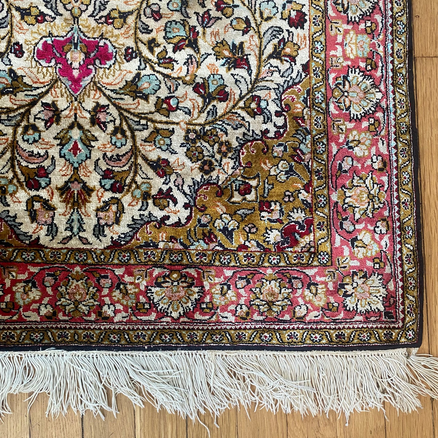 Vintage Rug, 2' 8 x 4' 6 Silk