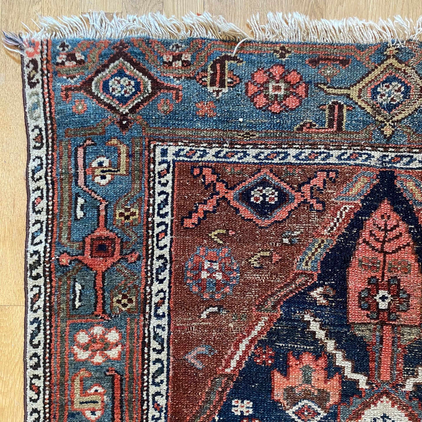 Vintage Rug, 3' 4 x 5' 5 Brown