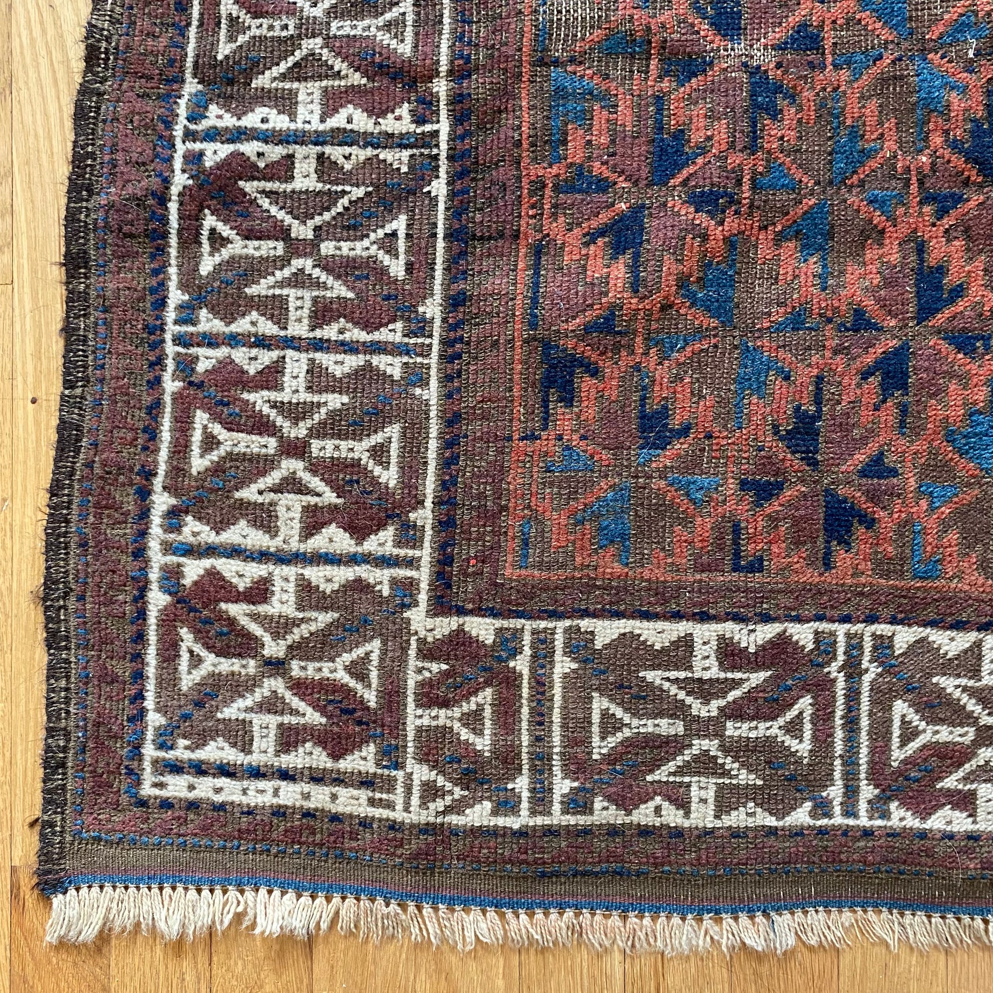 Baluch Rug, 2' 7 x 5' 4 Vintage Brown - Jessie's Oriental Rugs