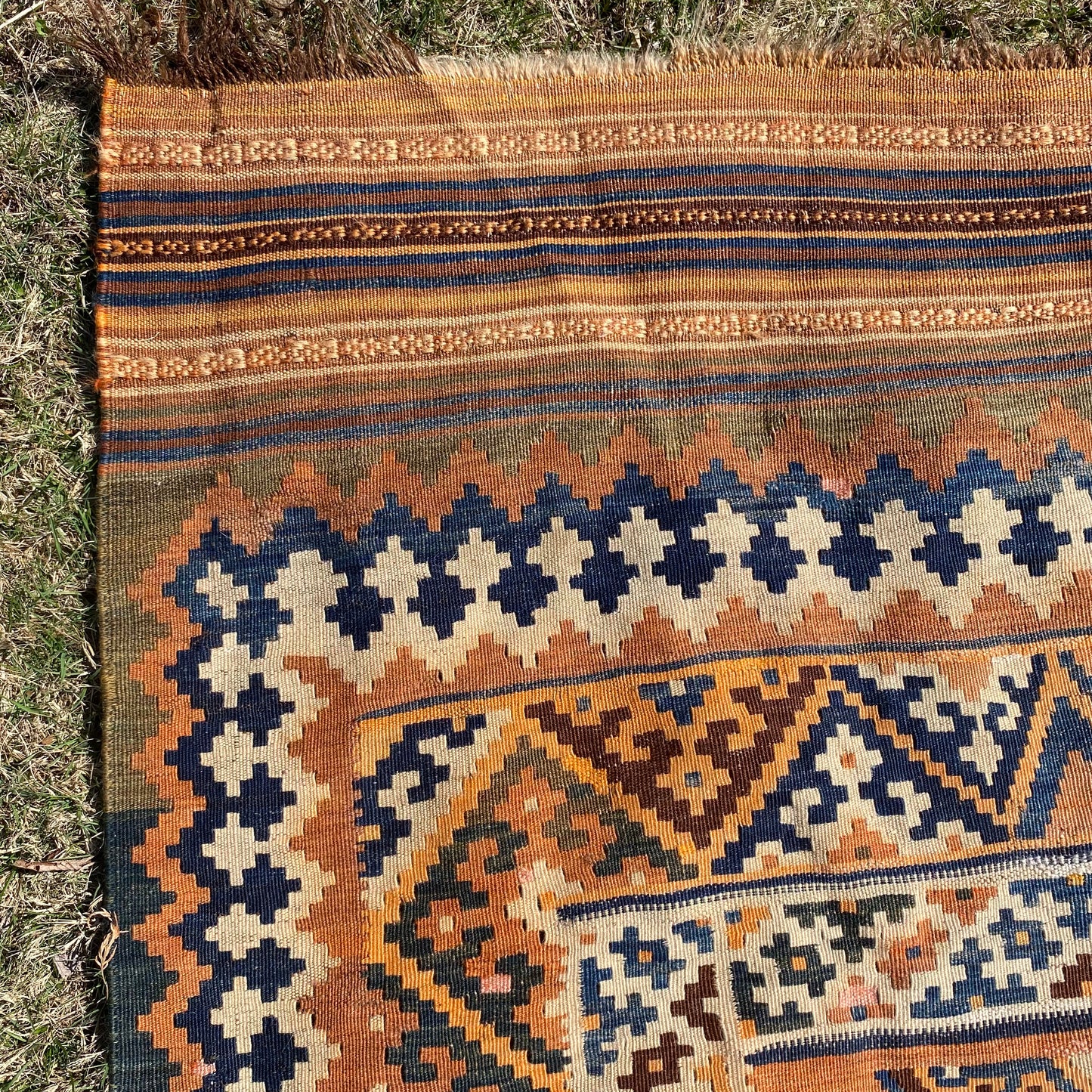 Vintage Rug, 5' 1 x 9' 10 Orange