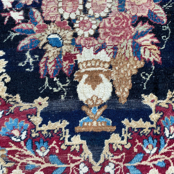 Vintage Rug, 2' 11 x 4' 1 Blue