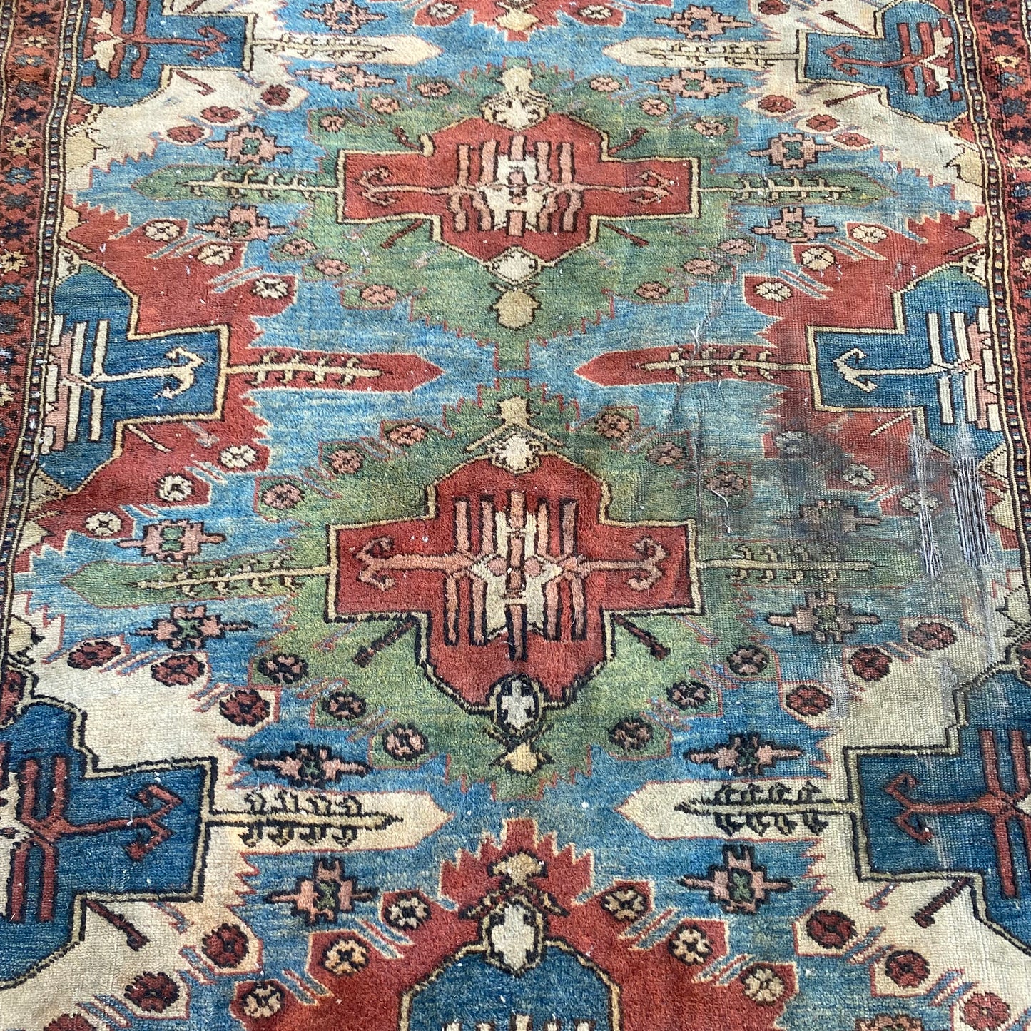 Vintage Rug, 5' 9 x 7' 4 Blue