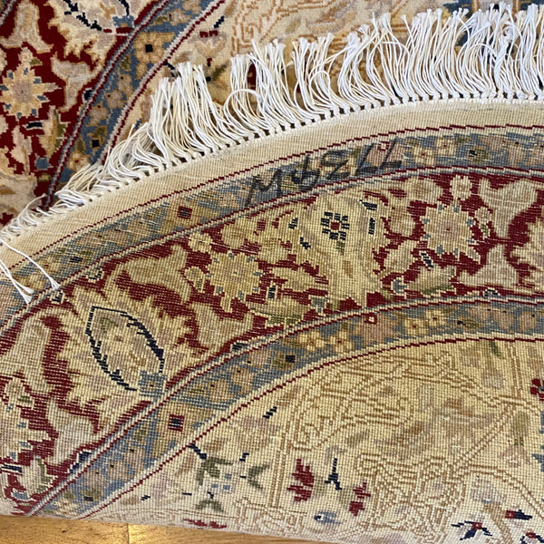 Vintage Rug, 3' 7 x 3' 8 Cream