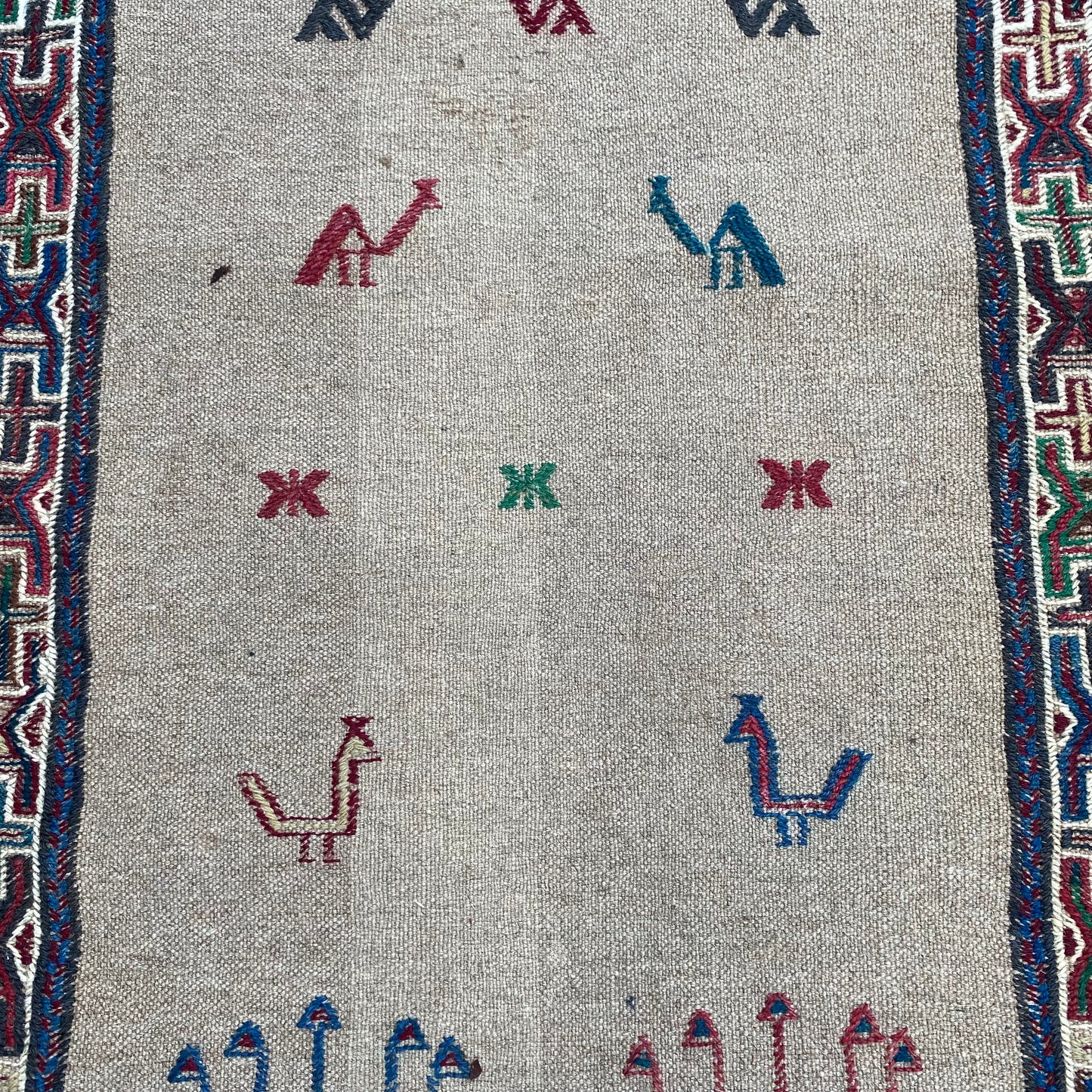 Vintage Rug, 2' 1 x 6' 6 Tan - Jessie's Oriental Rugs