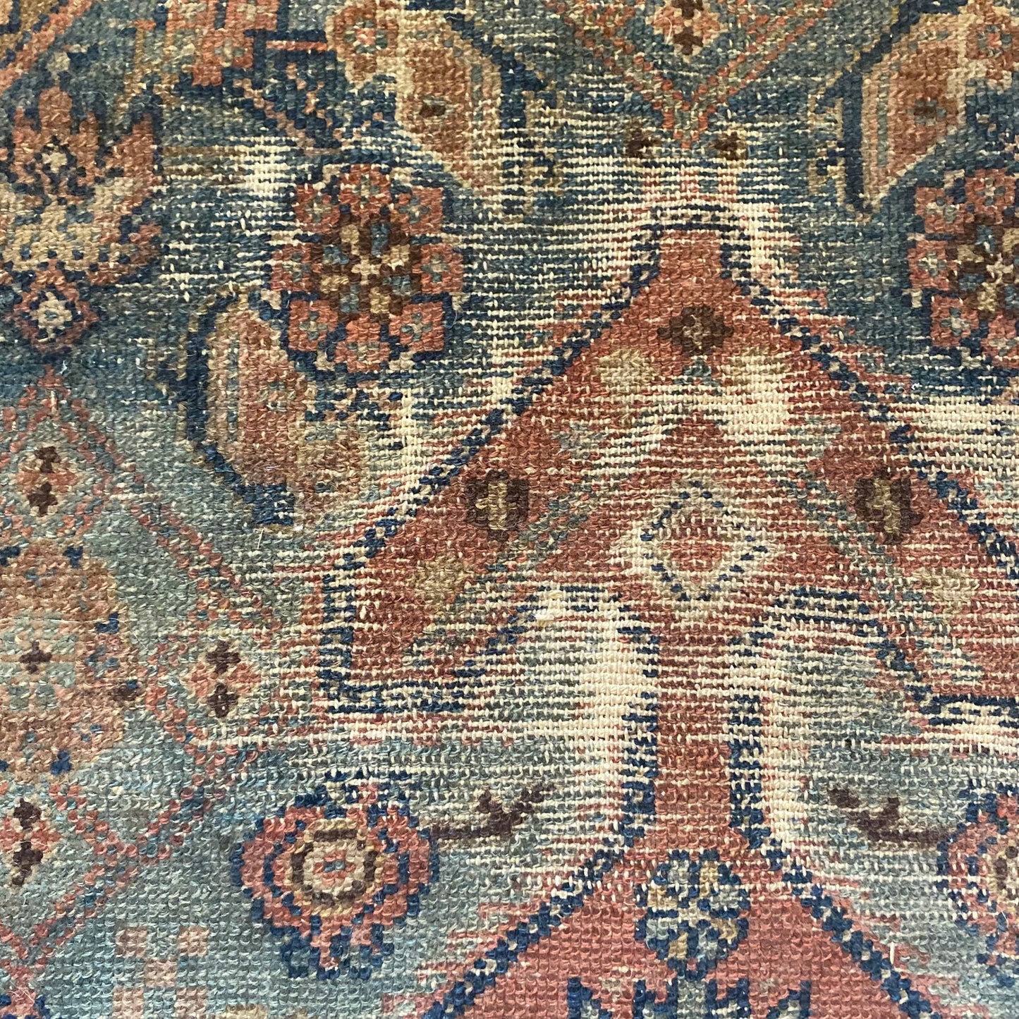 Vintage Rug, 3' 4 x 5' 6 Blue