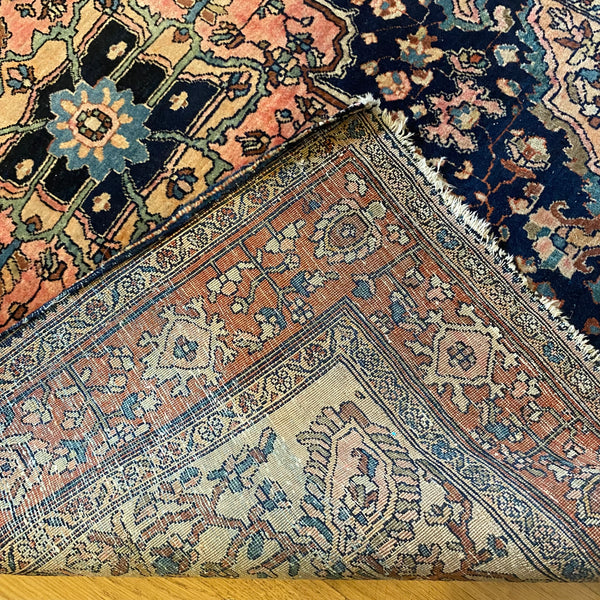 Vintage Rug, 3' 6 x 5' 2 Blue