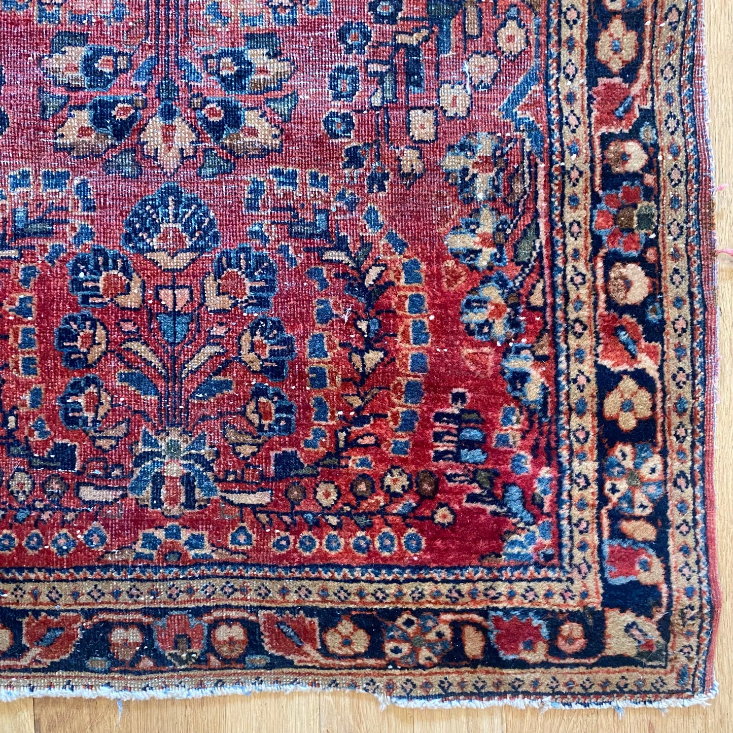 Vintage Rug, 2' 2 x 4' Pink