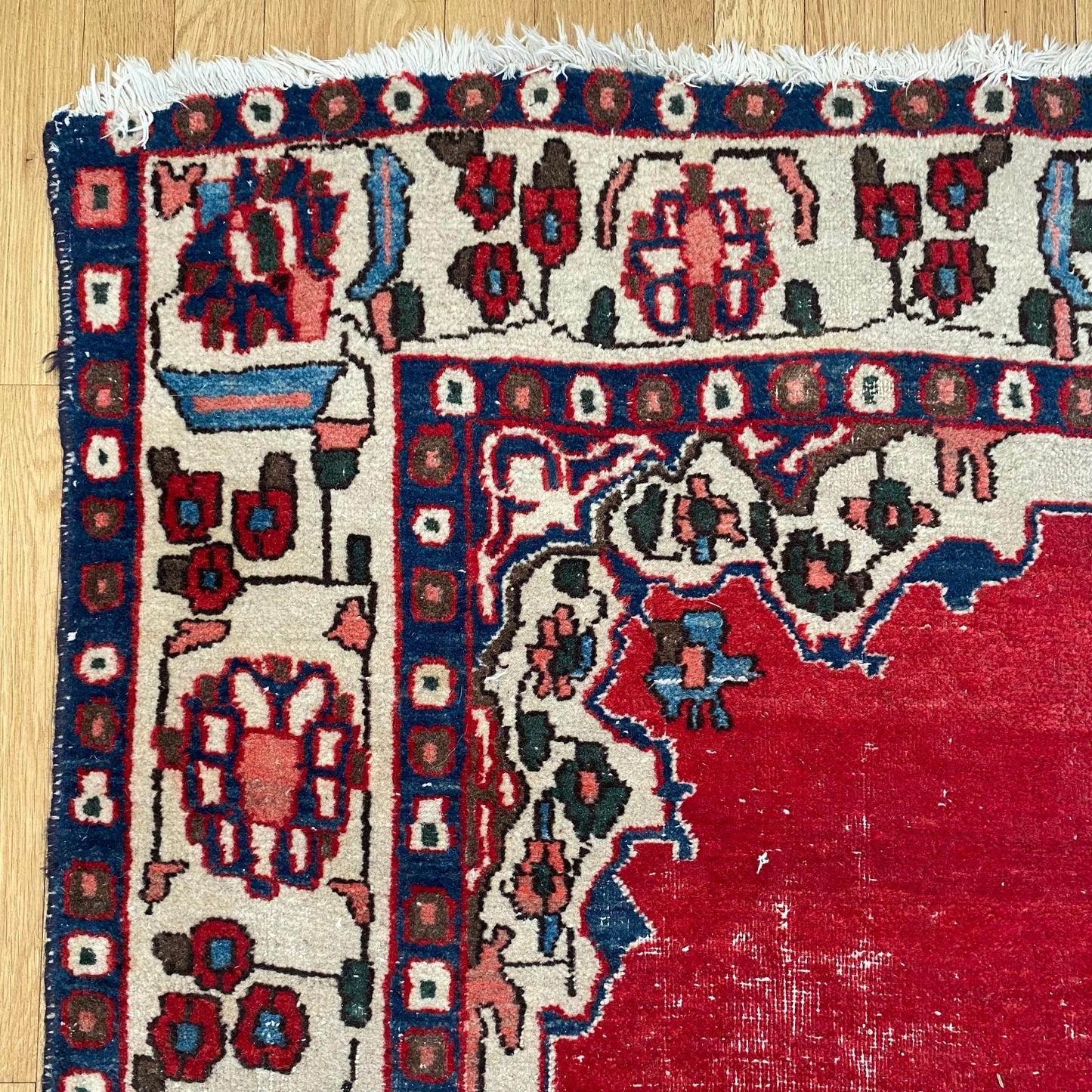 Vintage Rug, 4' 10 x 6' 11 Red