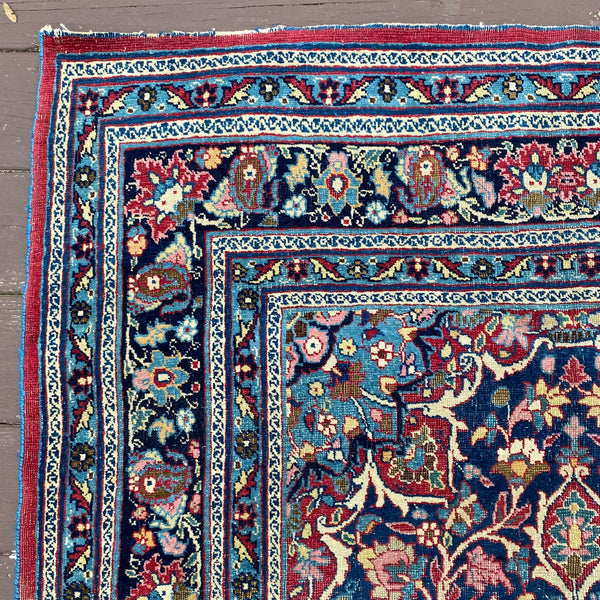 Vintage Rug, 4' 1 x 6' 7 Blue