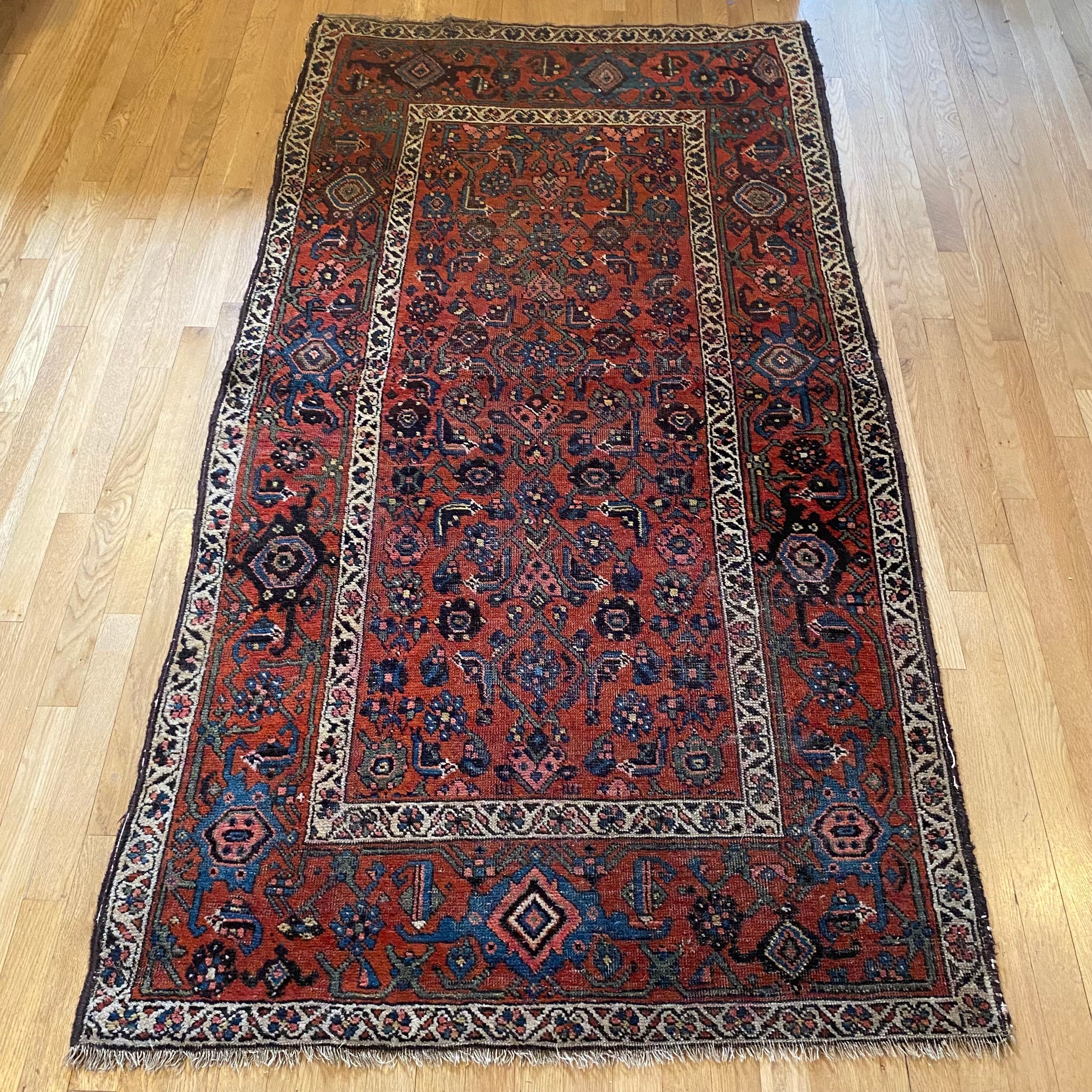 ✦vintage rug✦　120cm×58cm　パキスタン　ペルシャ絨毯 Vintage Persian Rugs & Carpets – Jessie's Oriental Rugs