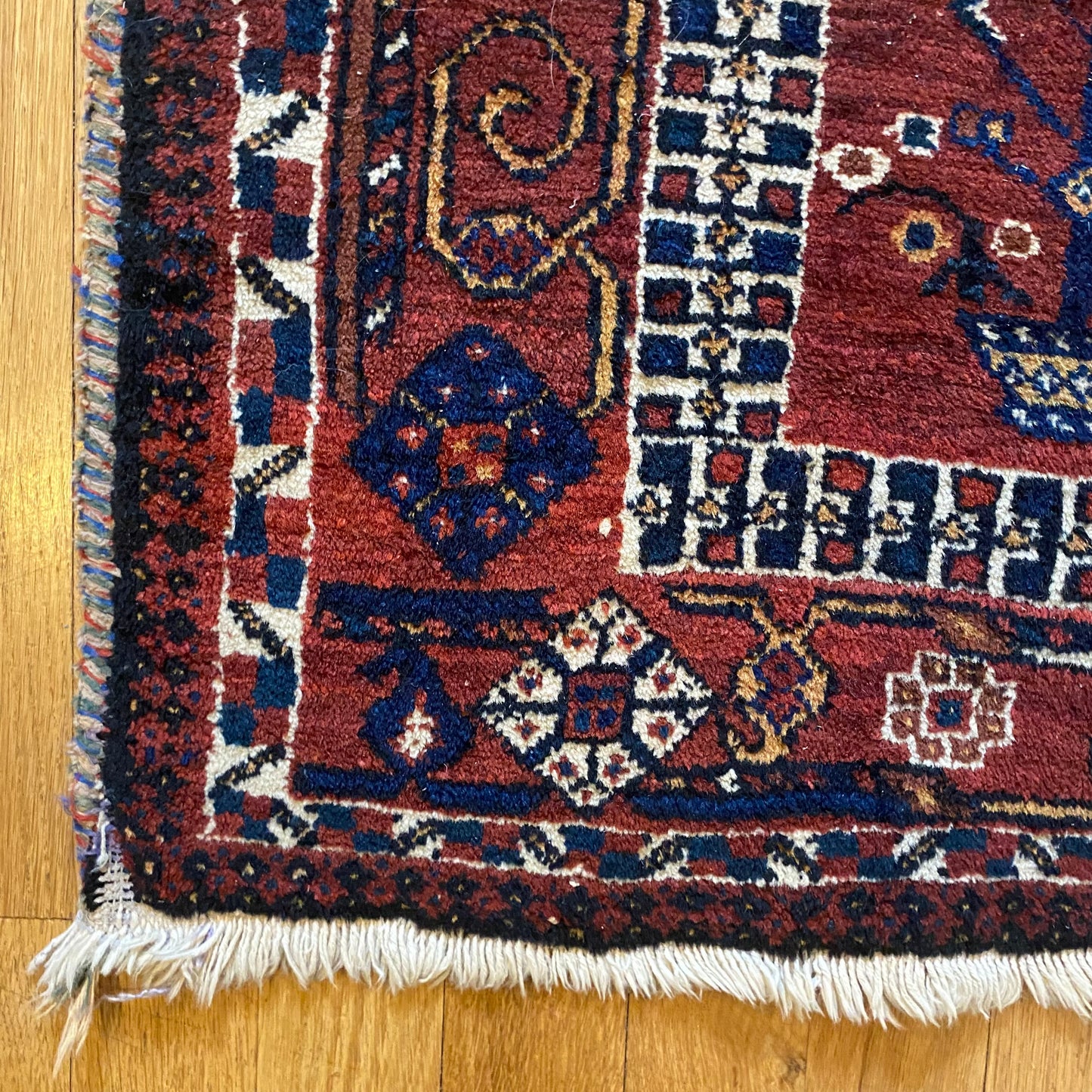Persian Afshar Rug, 4' 2 x 6' Vintage Brown