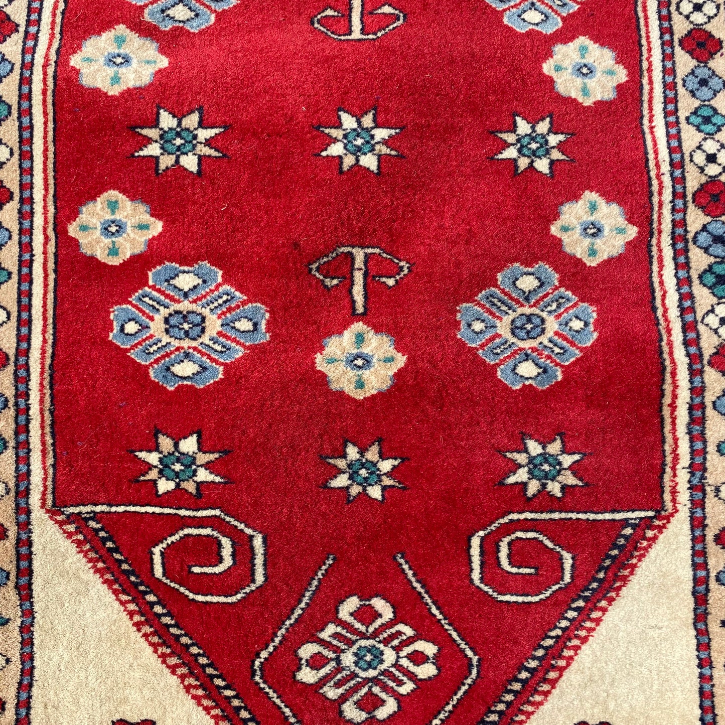 Vintage Rug, 4' 3 x 6' 1 Red
