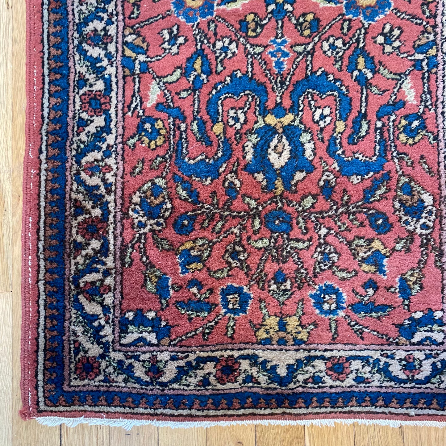 Vintage Rug, 2' 1 x 3' 7 Light Maroon