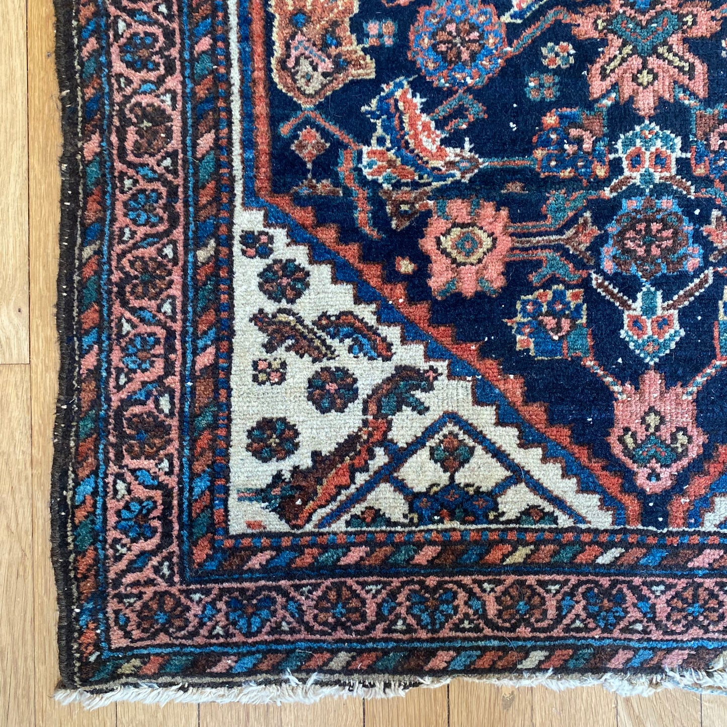 Vintage Rug, 2' 8 x 4' 1 Blue