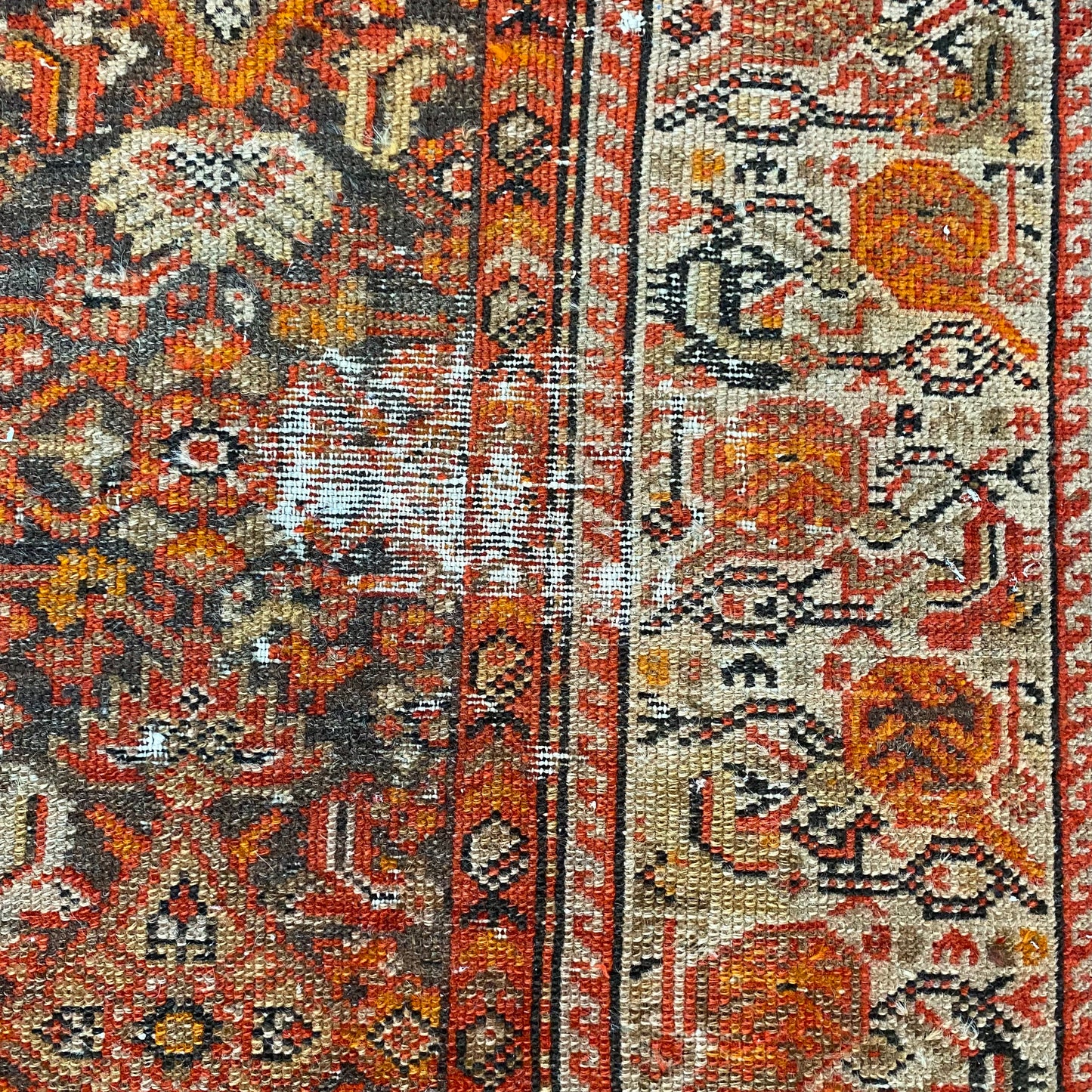 Vintage Rug, 4' 2 x 6' 2 Brown