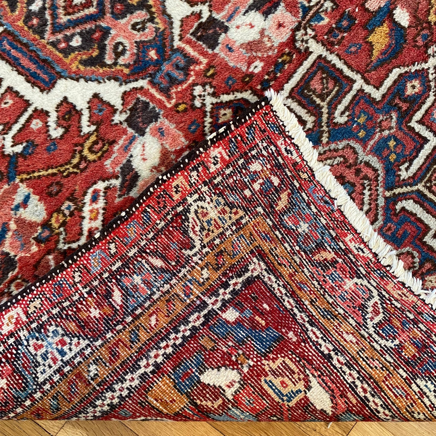Vintage Rug, 3' 6 x 4' 9 Red