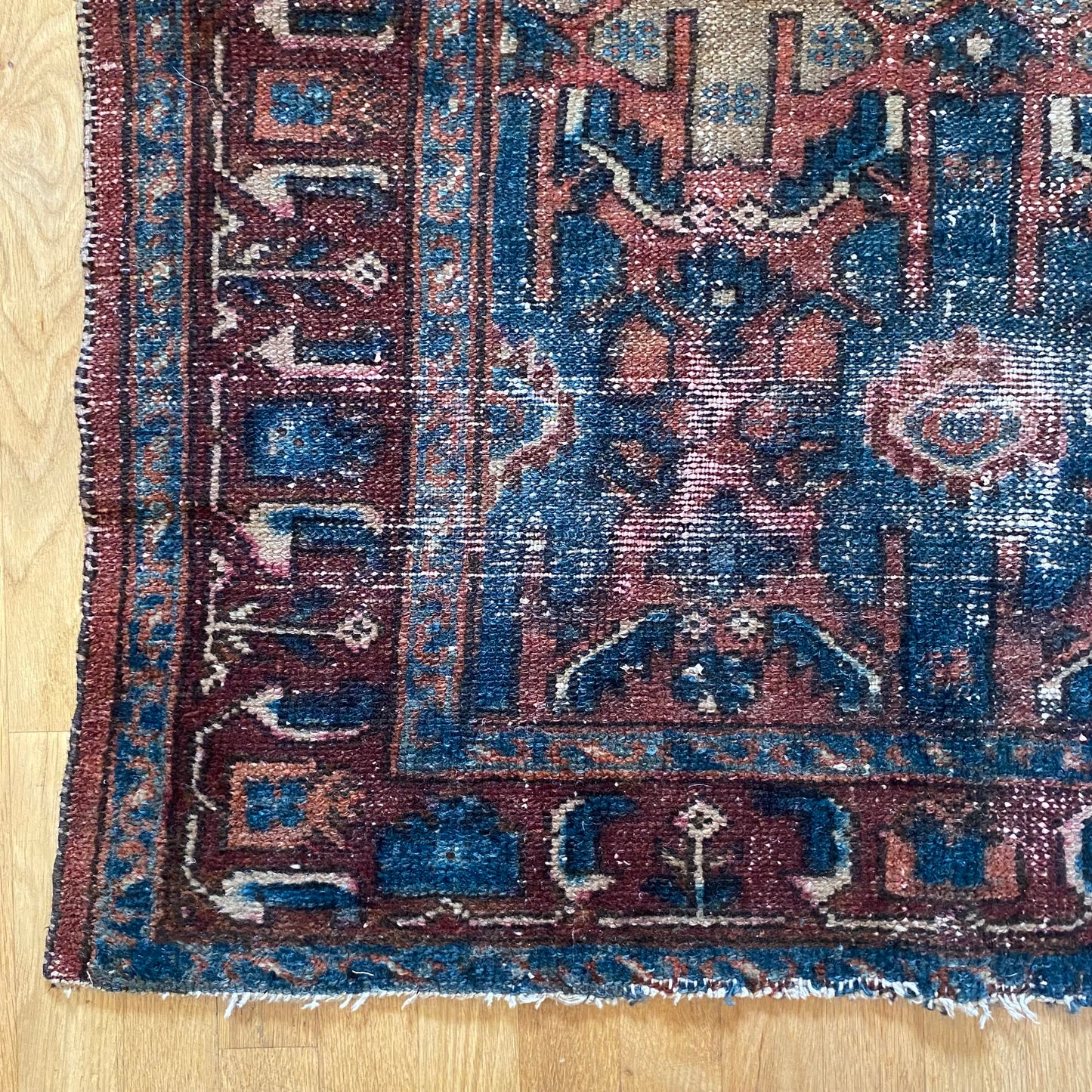 Vintage Rug, 3' 6 x 5' 11 Blue