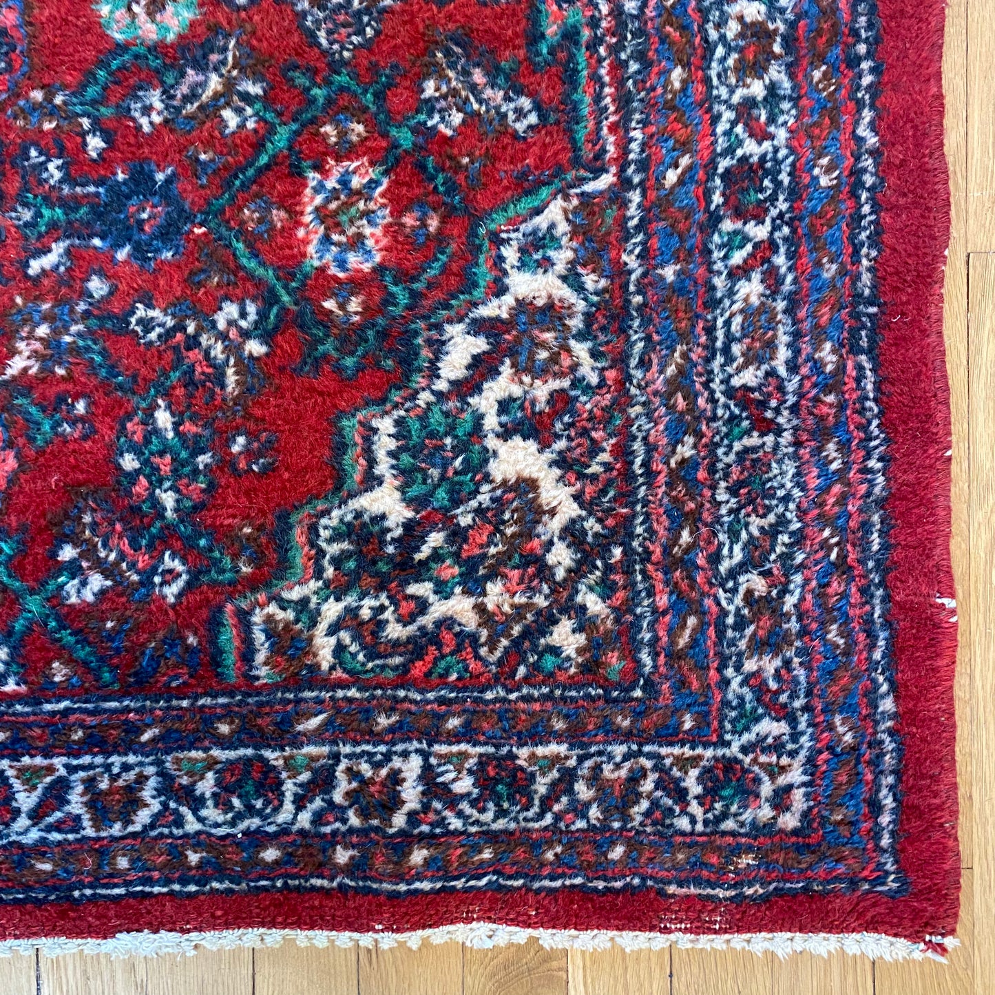 Vintage Rug, 3' 6 x 5' 3 Red