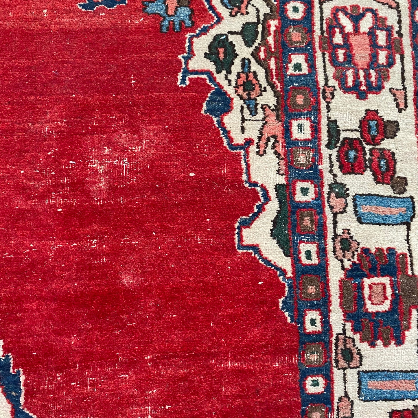 Vintage Rug, 4' 10 x 6' 11 Red