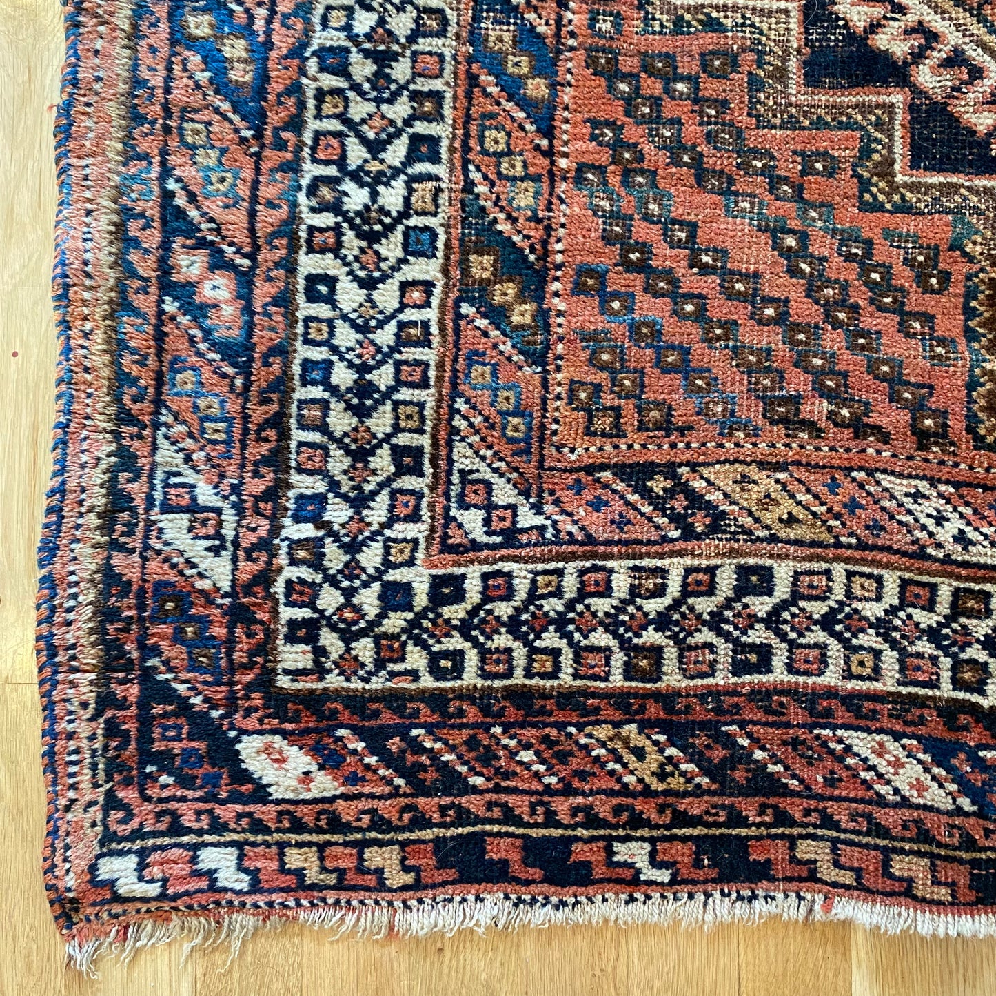 Vintage Rug, 3' 10 x 5' 2 Red