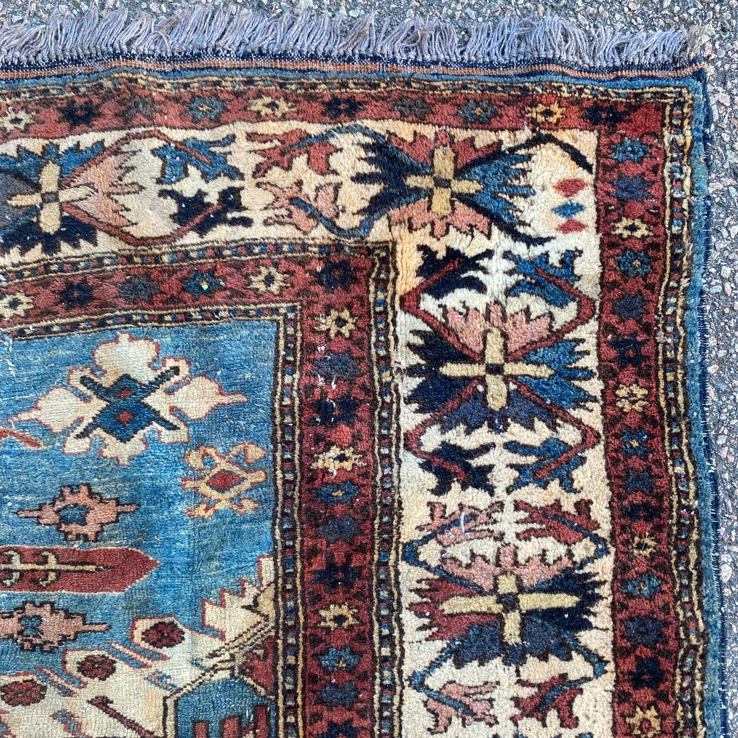 Vintage Rug, 5' 9 x 7' 4 Blue