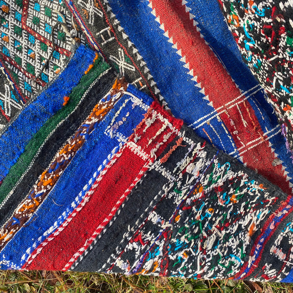 Vintage Rug, 5' 10 x 13' 3 Blue