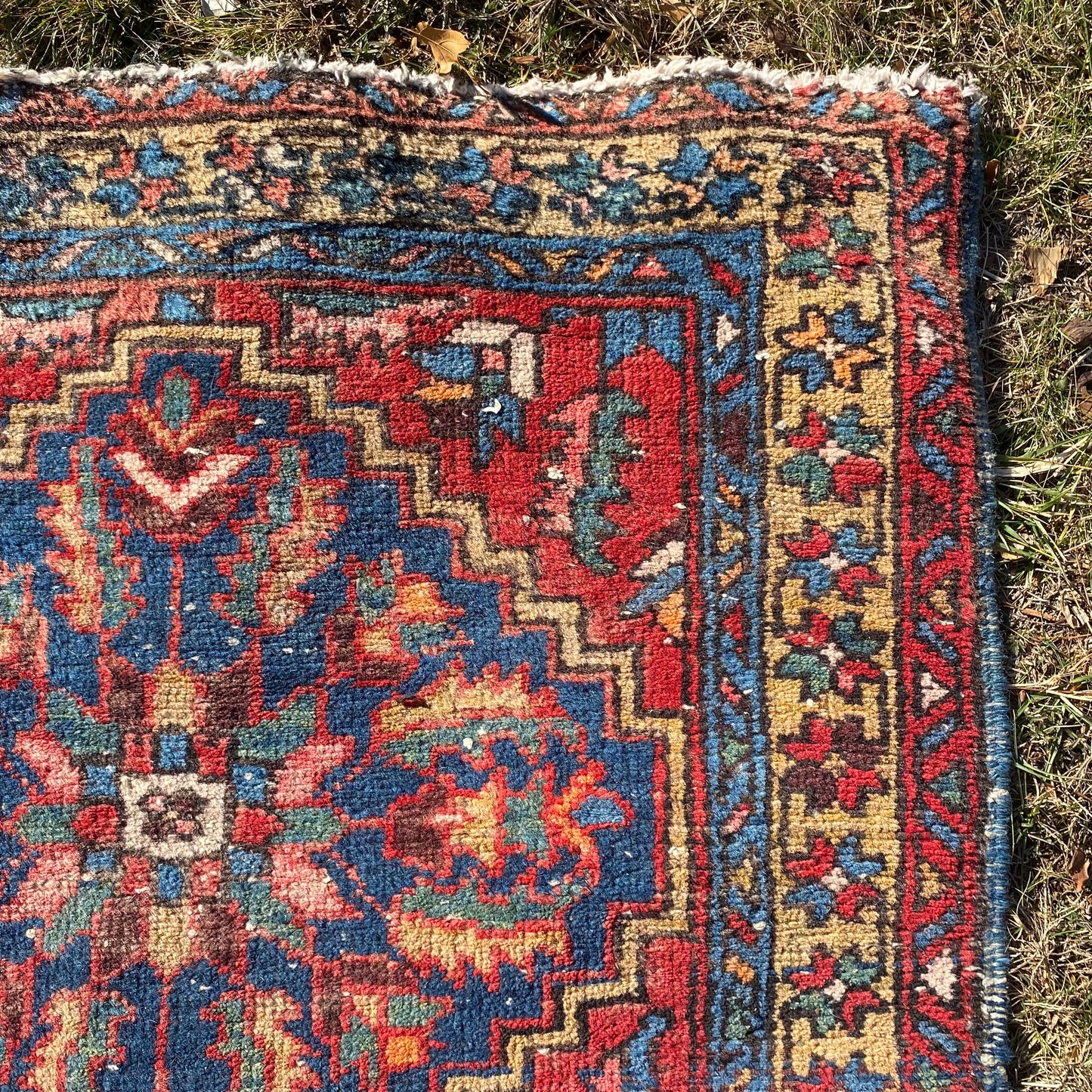Persian Rug Runner, 2' 11 x 10' 10 Red Vintage - Jessie's Oriental Rugs