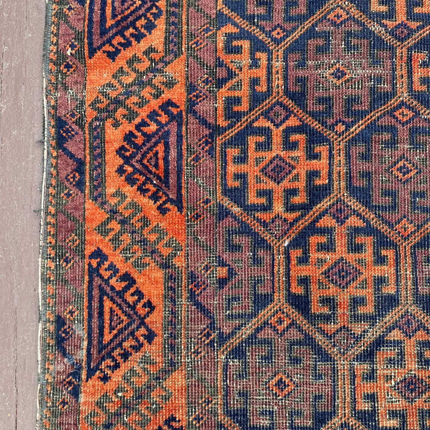 Vintage Rug, 2' 10 x 4' 8 Blue