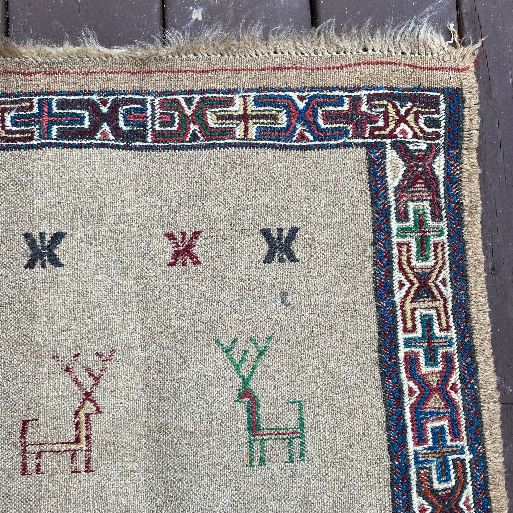 Vintage Rug, 2' 1 x 6' 6 Tan - Jessie's Oriental Rugs