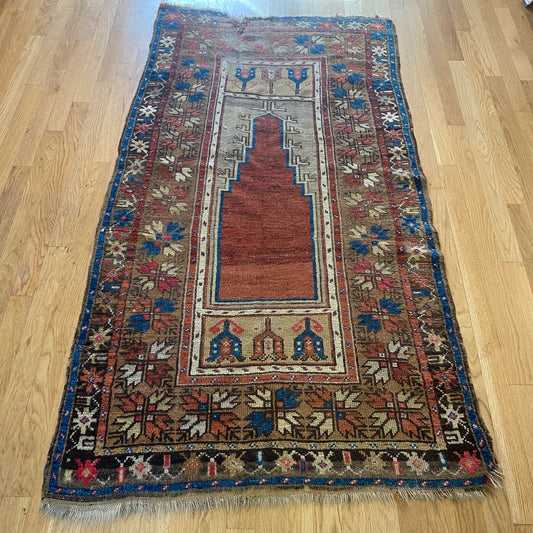 Vintage Rug, 3' 1 x 5' 10 Brown