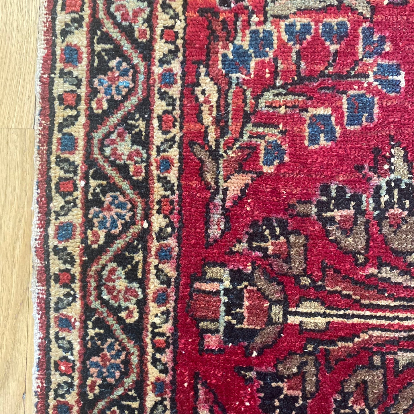 Vintage Rug, 2' 8 x 4' 2 Red