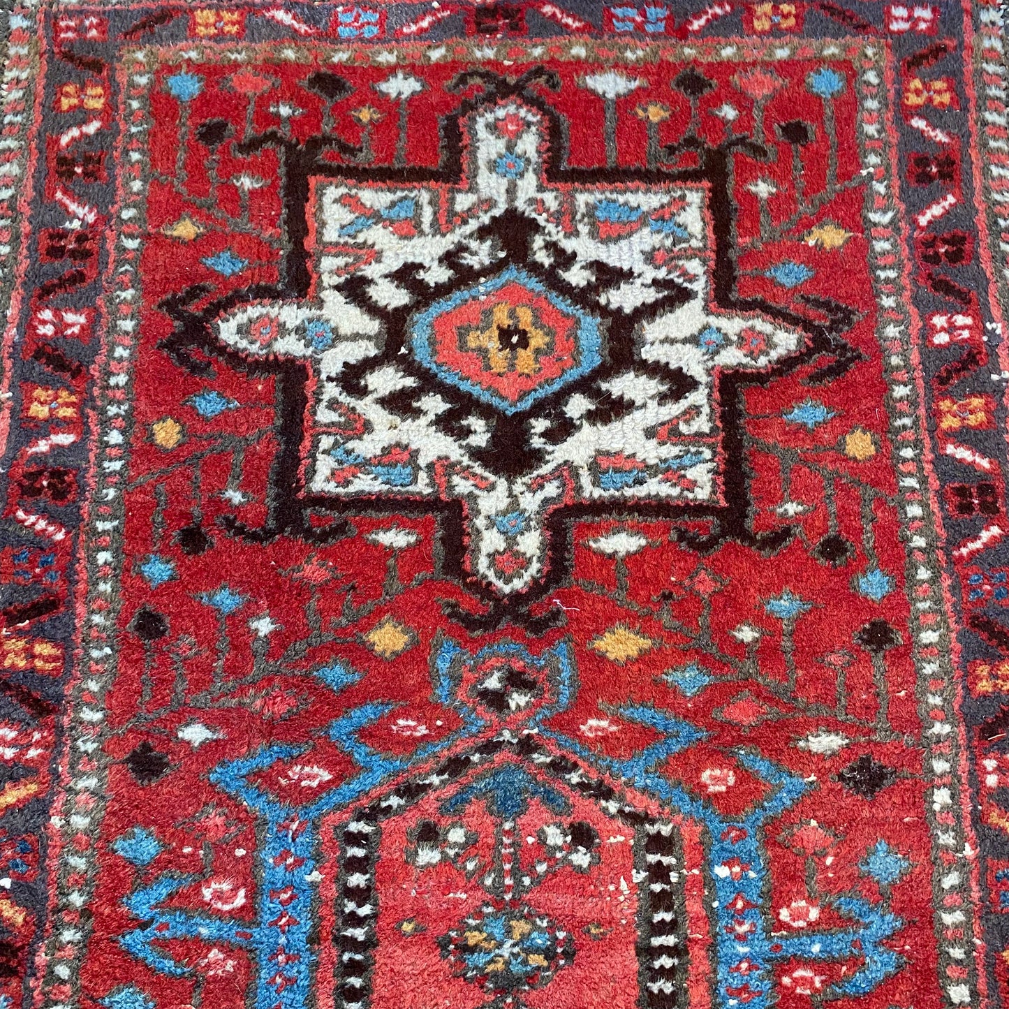 Vintage Rug, 2' 3 x 4' 2 Red