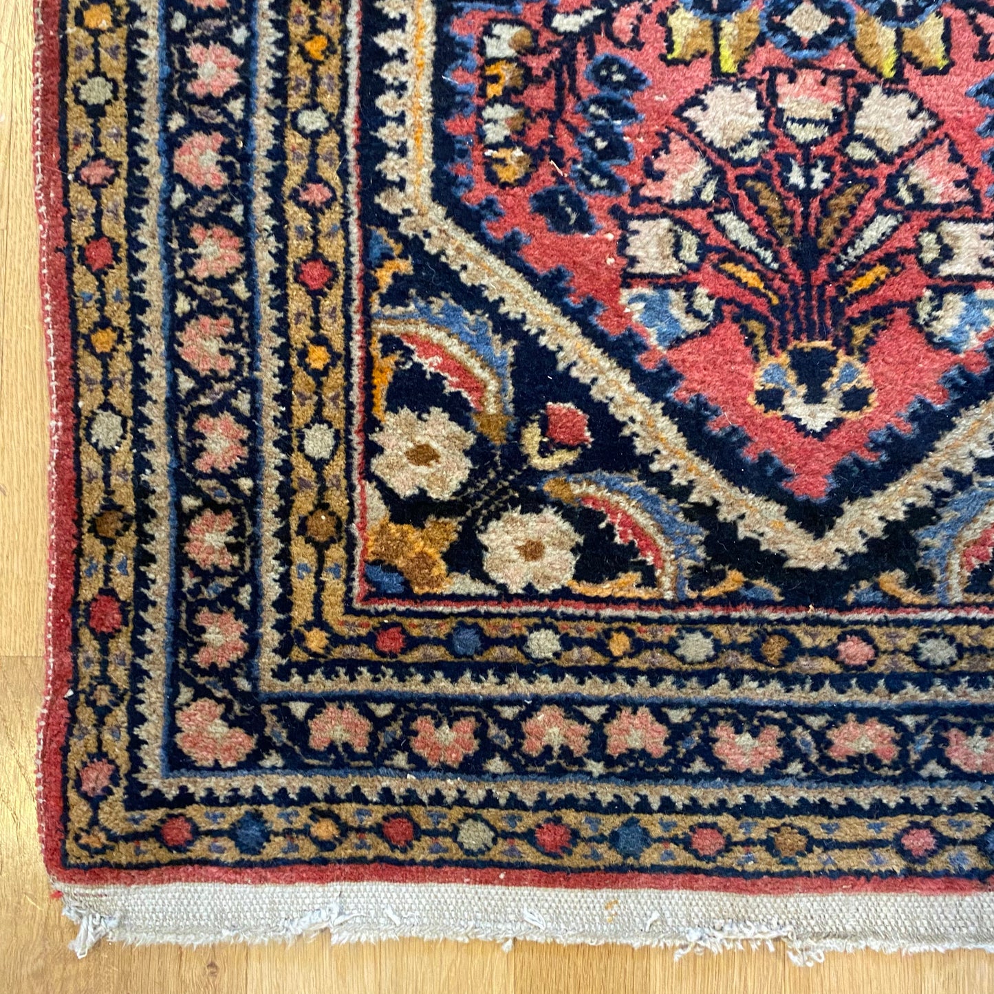 Vintage Rug, 2' 3 x 4' 2 Red